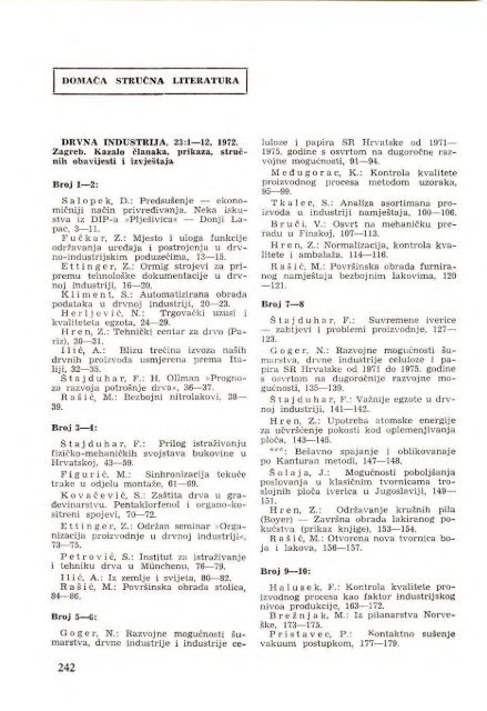 Å UMARSKI LIST 5-6/1973