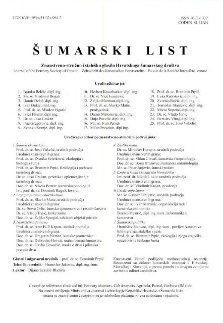 Å UMARSKI LIST 3-4/2001