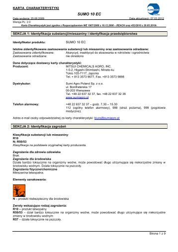 SUMO 10 EC - Sumi Agro