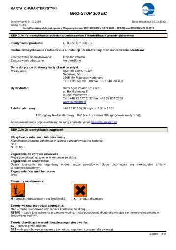 GRO-STOP 300 EC - Sumi Agro