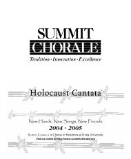Summit Chorale Program 0405b