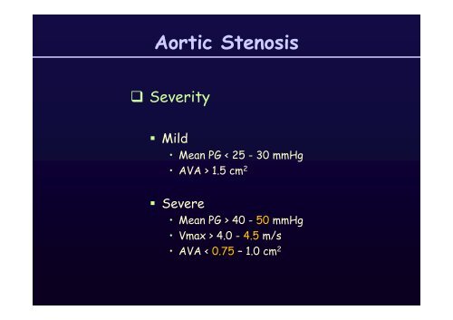 Aortic Stenosis: Aortic Stenosis - summitMD.com