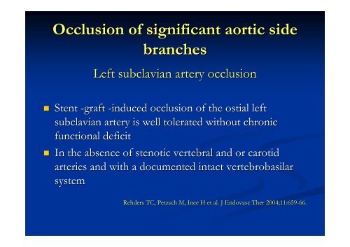 Stenting in coarctation of the aorta- Shall all ... - summitMD.com