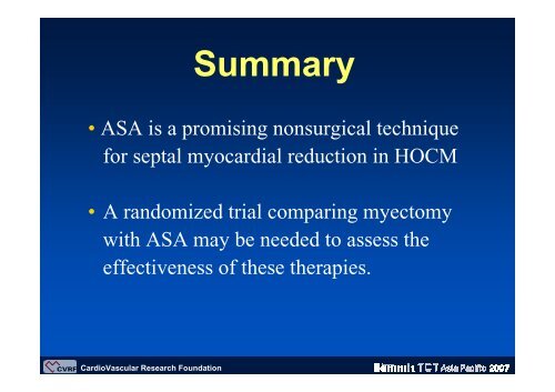 Alcohol Septal Ablation for Hypertrophic ... - summitMD.com