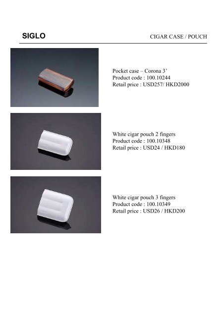 siglo accessories catalogue 2011 hk market - The Sun And The Moon.