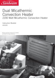 Dual Micathermic Convection Heater - Sunbeam