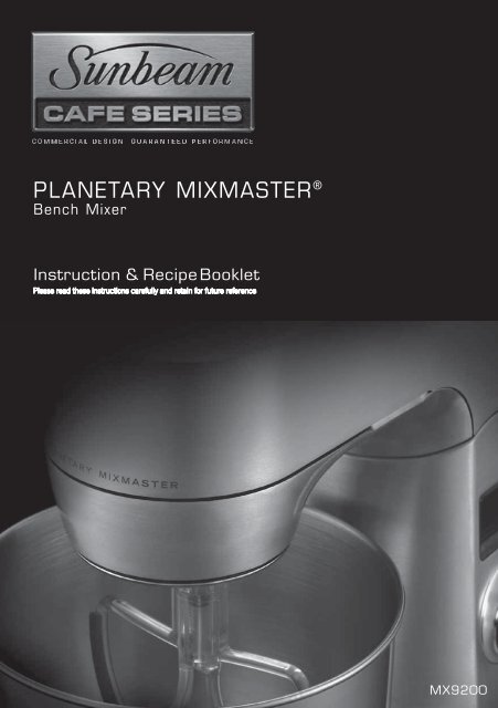 Espressions Stand Mixer MixMaster Combo - 12 settings - 4.5 Liter