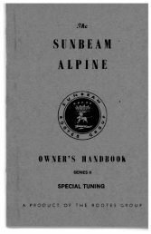 PDF copy available click here - The Sunbeam Alpine Owners Club ...