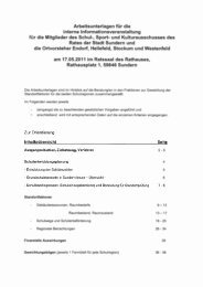 ganzen Arbeitskatalog - Sundern