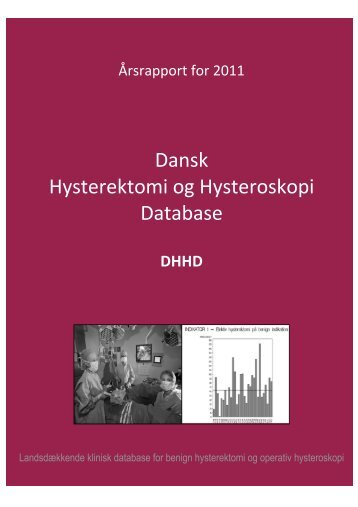 Dansk Hysterektomi og Hysteroskopi Database - DSOG