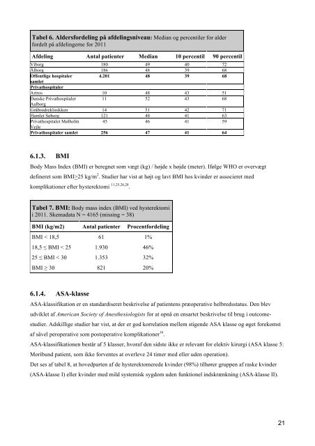 Dansk Hysterektomi og Hysteroskopi Database - DSOG