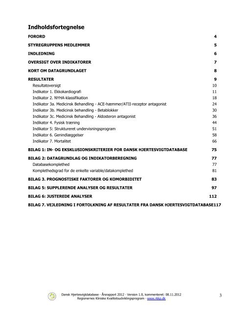 Dansk Hjertesvigtdatabase - Sundhed.dk