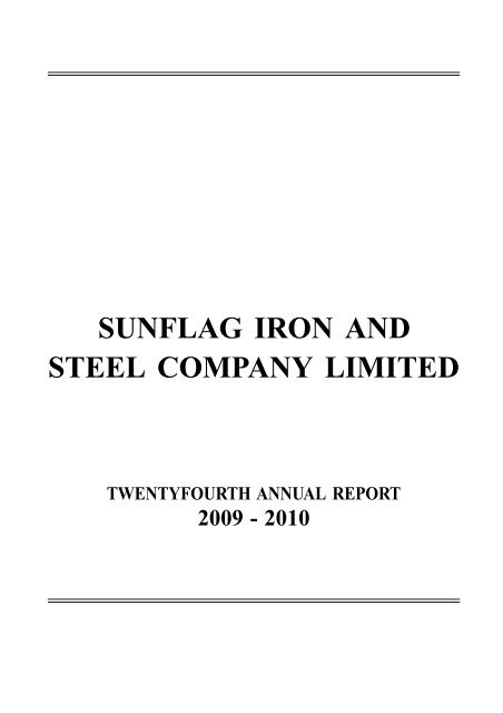 Sunflag iron and 2024 steel share price