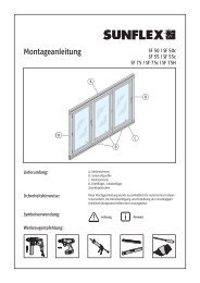 Montageanleitung (5,08 MB) - Sunflex Aluminiumsysteme GmbH