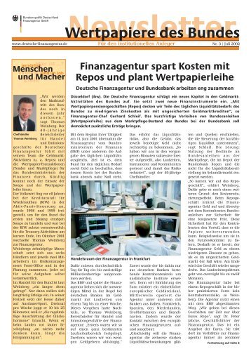 Emissionen des Bundes - Finanzagentur GmbH