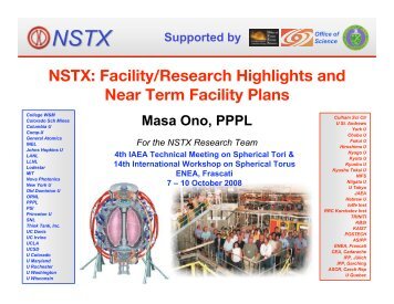 MOno-STW08_NSTX Overview.pdf - SUNIST