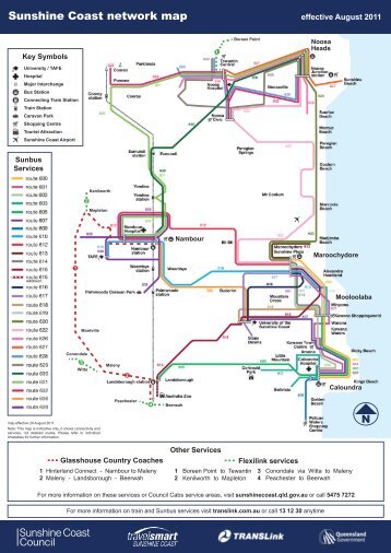 Sunshine Coast network map - Sunshine Coast Council