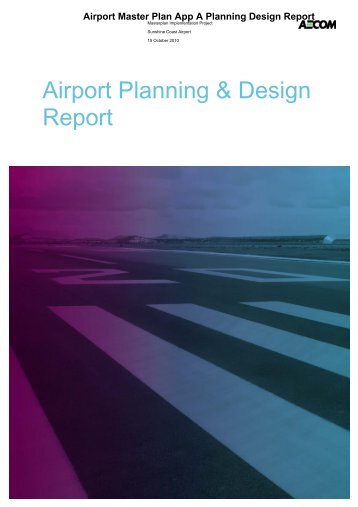 Airport Planning & Design Report - Rev 2 - Sunshine Coast Council