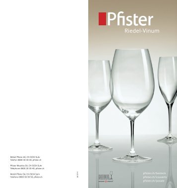 Pfister Riedel-Vinum