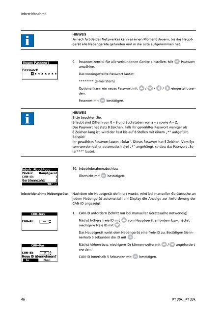 Manual PT-Serie - Sunways AG