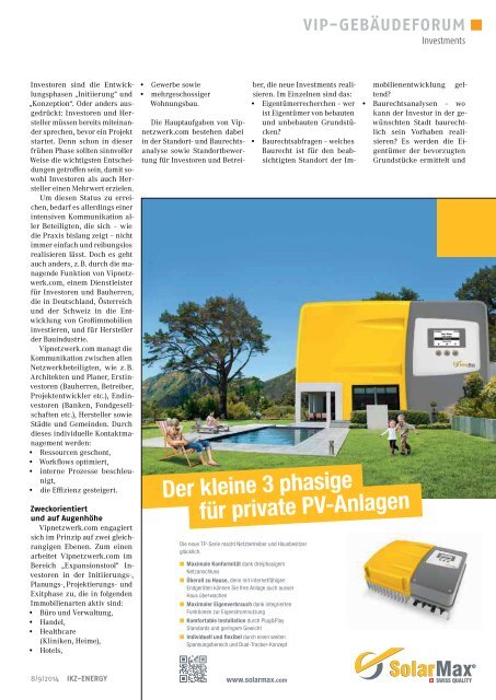 IKZ ENERGY - Ausgabe 8/9 2014