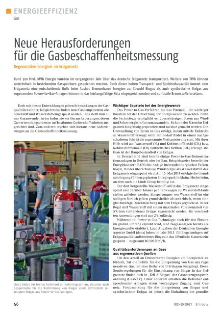 IKZ ENERGY - Ausgabe 8/9 2014