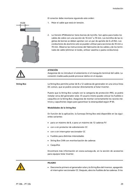 Manual [ES-PT] - Sunways AG