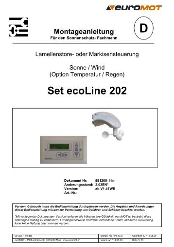 Set ecoLine 202 - Stobag