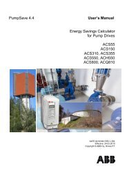 PumpSave 4.4 User's Manual Energy Savings Calculator for Pump ...