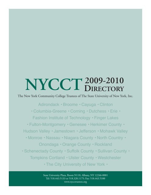 DIRECTORY - The State University of New York