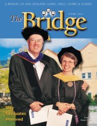 Bridge (Spring 2001) - SUNY Institute of Technology