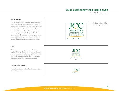 JCC Brand Book (PDF) - Jamestown Community College