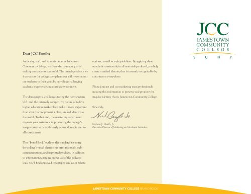 JCC Brand Book (PDF) - Jamestown Community College