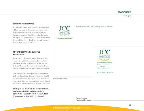 JCC Brand Book (PDF) - Jamestown Community College