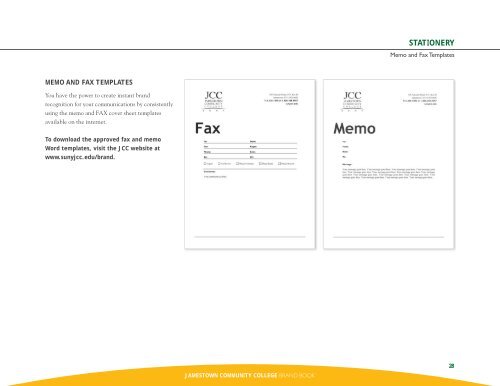 JCC Brand Book (PDF) - Jamestown Community College