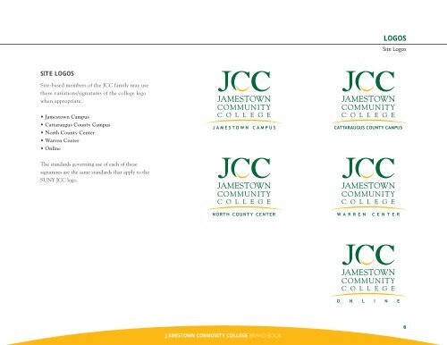 JCC Brand Book (PDF) - Jamestown Community College