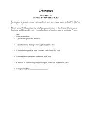 Damage Evaluation Form, Post Disaster Report Form