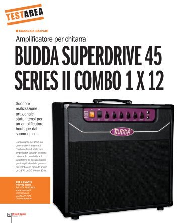 BUDDA 45 1x12 Combo SuperDrive Series II - Peavey