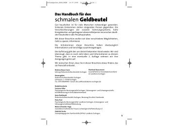 Das Handbuch Für Den Schmalen Geldbeutel - Evangelischer ...
