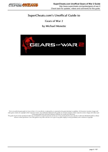 Gears of War 2 Unofficial guide - SuperCheats.com