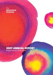 2007 Annual Report - Queensland Symphony Orchestra