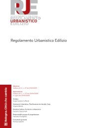 RUE Regolamento urbanistico edilizio - Comune di Bologna