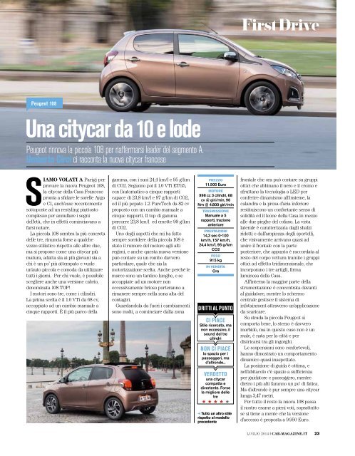 Car Italia Luglio 2014