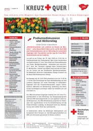 Kreuz und Quer, 15.04.2008, Ausgabe 40 - Drk-Kreisverband ...