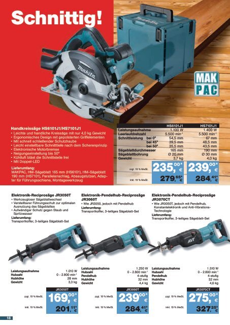 Makita Aktionsprospekt September-Dezember 2014