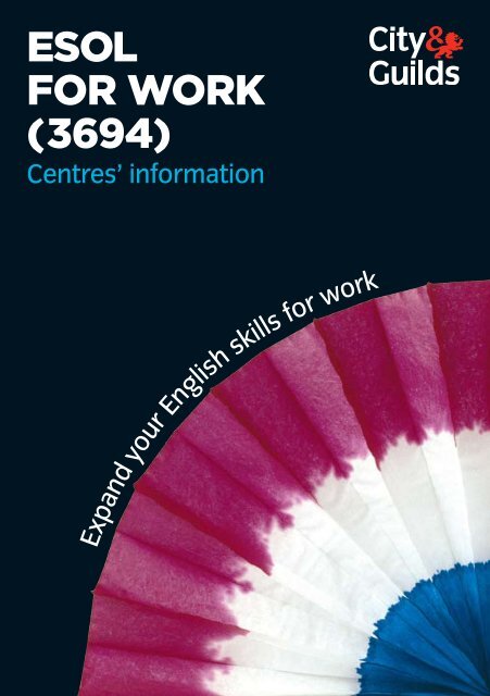ESOL fOr WOrk (3694) - City & Guilds