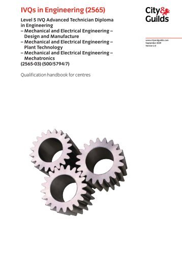 IVQs in Engineering (2565) - City & Guilds