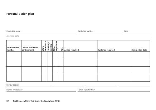 Certificate in Skills Training in the Workplace (7318) - City & Guilds