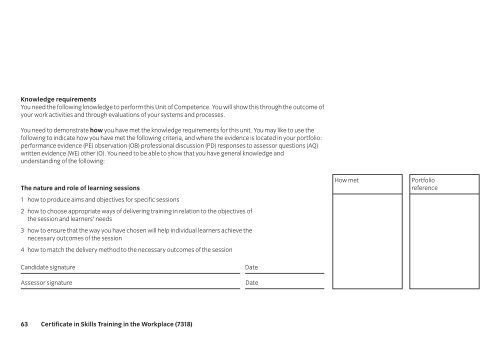 Certificate in Skills Training in the Workplace (7318) - City & Guilds