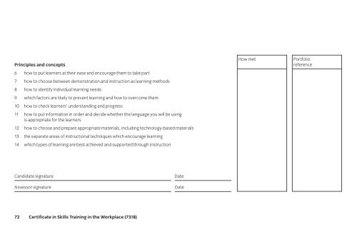 Certificate in Skills Training in the Workplace (7318) - City & Guilds